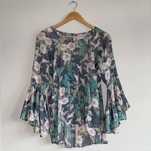 Bell Sleeve Blouse